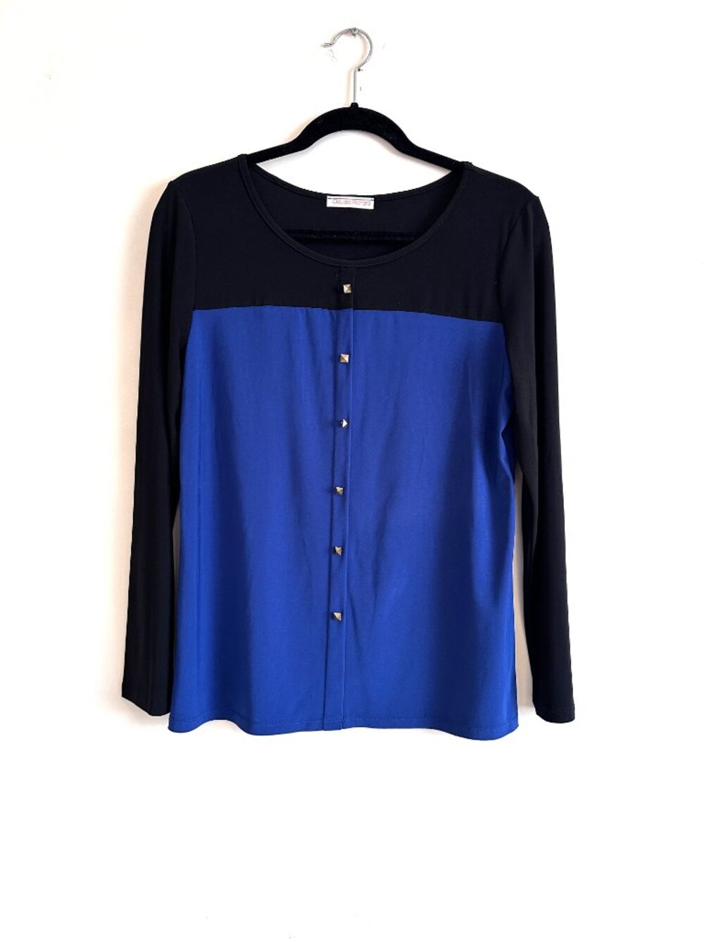 Color Block Thin Long Sleeve Top